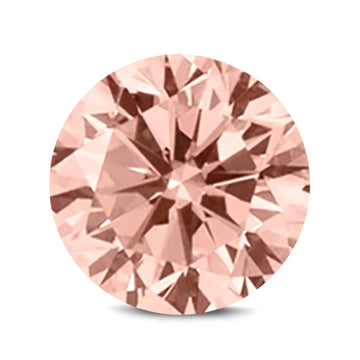 (Pack of 5) Round Simulated Morganite CZ